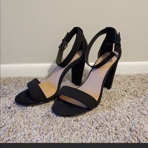 Black Block Heels